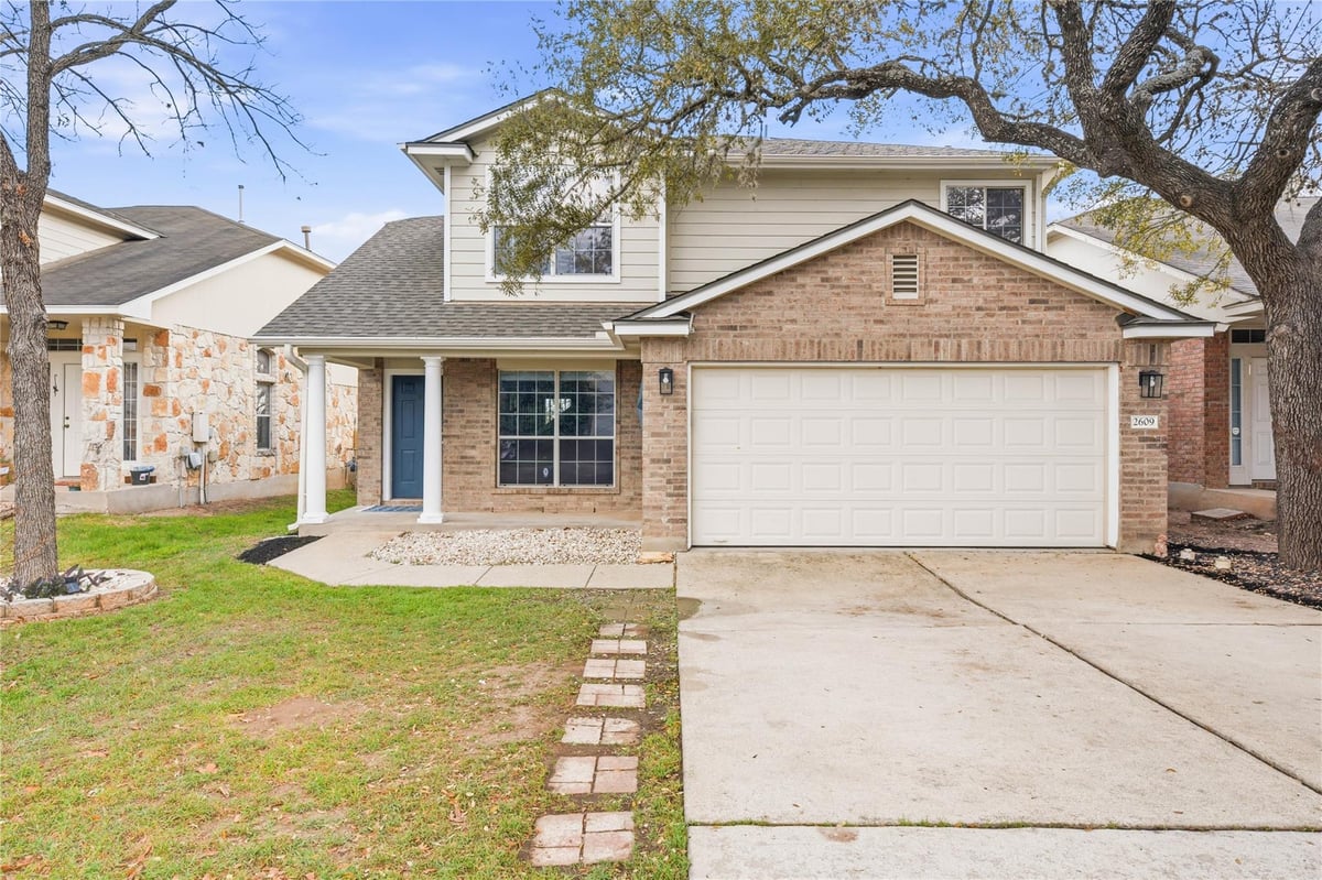 View 2609 Theresa Blanchard LN in Olympic Heights Sec 02 2609 Theresa Blanchard LN - front exterior - Luxury home in Olympic Heights Sec 02, Austin, TX