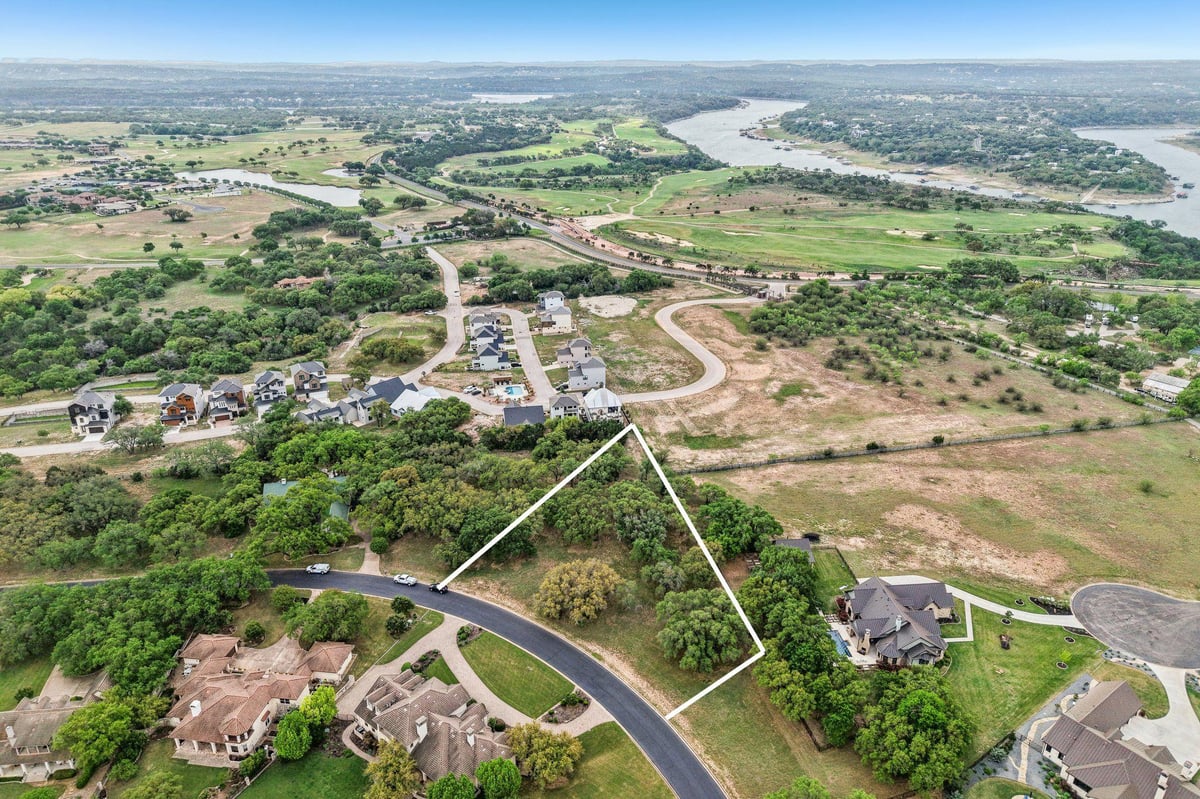 26101 Masters Pkwy - front exterior - Luxury lot in Barton Creek Lakeside, Spicewood, TX