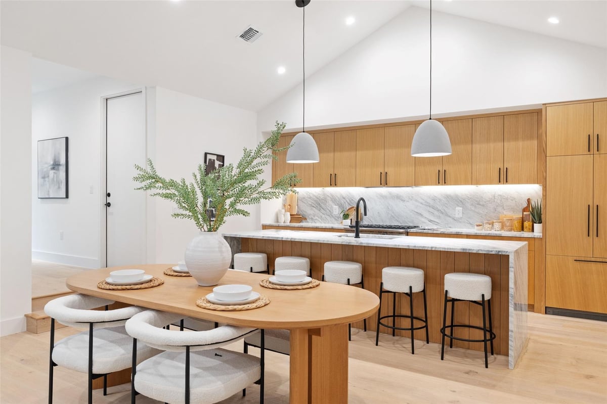Kitchen at 2611 Oak Crest Ave Unit #B - 3 bed 2 bath home