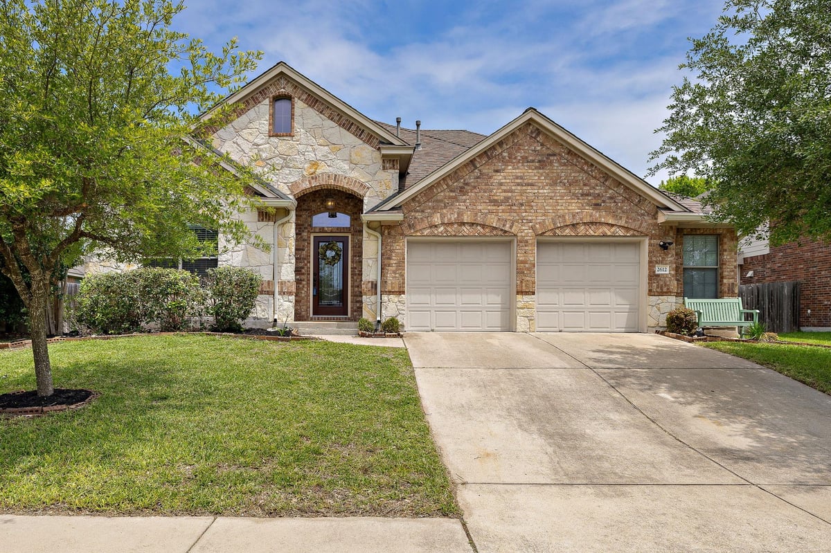 View 2612 Windview Ln in Commons At Rowe Lane Ph 02 A 2612 Windview Ln - front exterior - Luxury home in Commons At Rowe Lane Ph 02 A, Pflugerville, TX