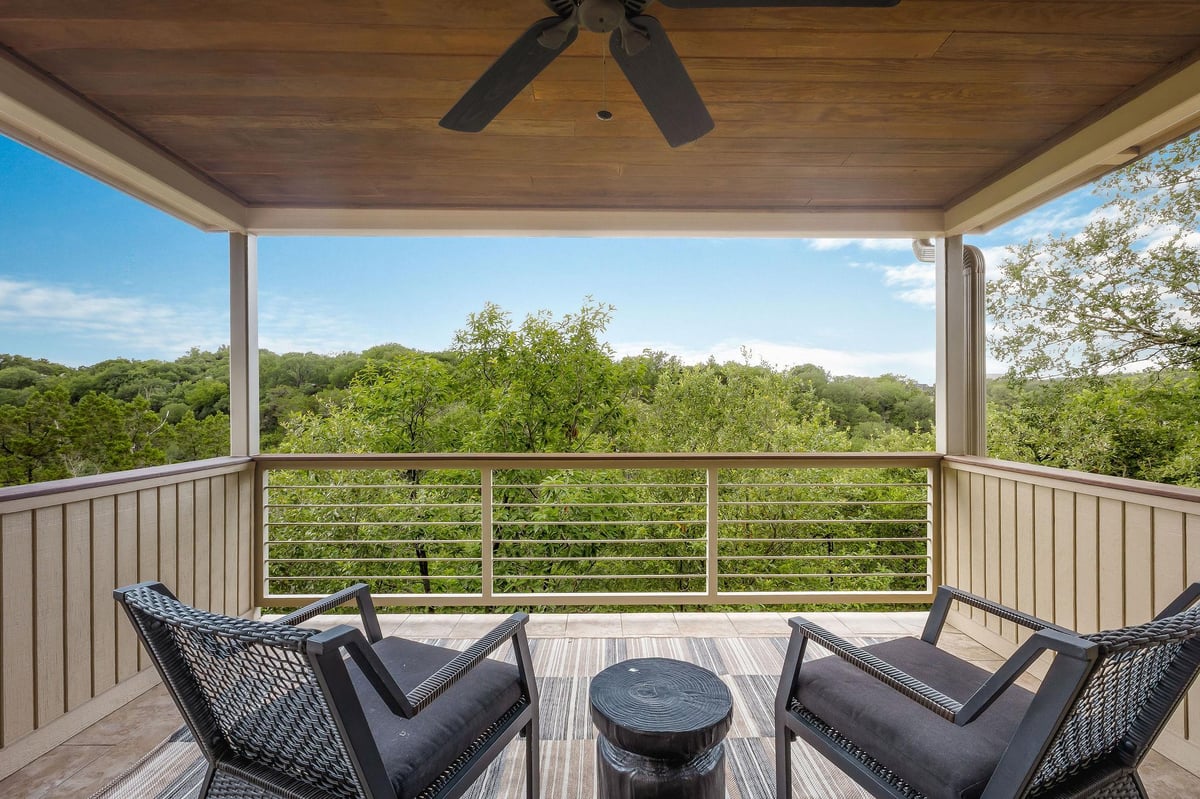 View 2615 Deerfoot TRL in Oaks Barton 2615 Deerfoot TRL - front exterior - Luxury home in Oaks Barton, Austin, TX
