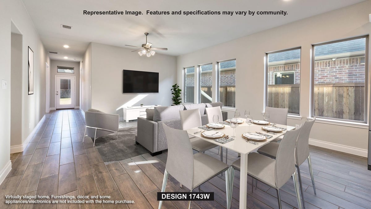 Living area at 262 Reef Band Dr - 3 bed 2 bath home