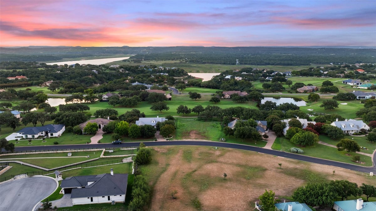 26605 Woodpecker Trl - front exterior - Luxury lot in Barton Creek Lakeside, Spicewood, TX
