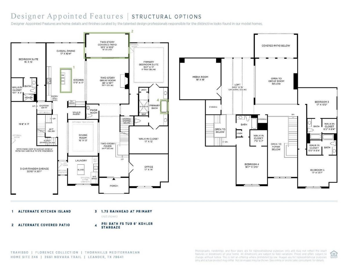 Living area at 2661 Novara Trl - 5 bed 5 bath home