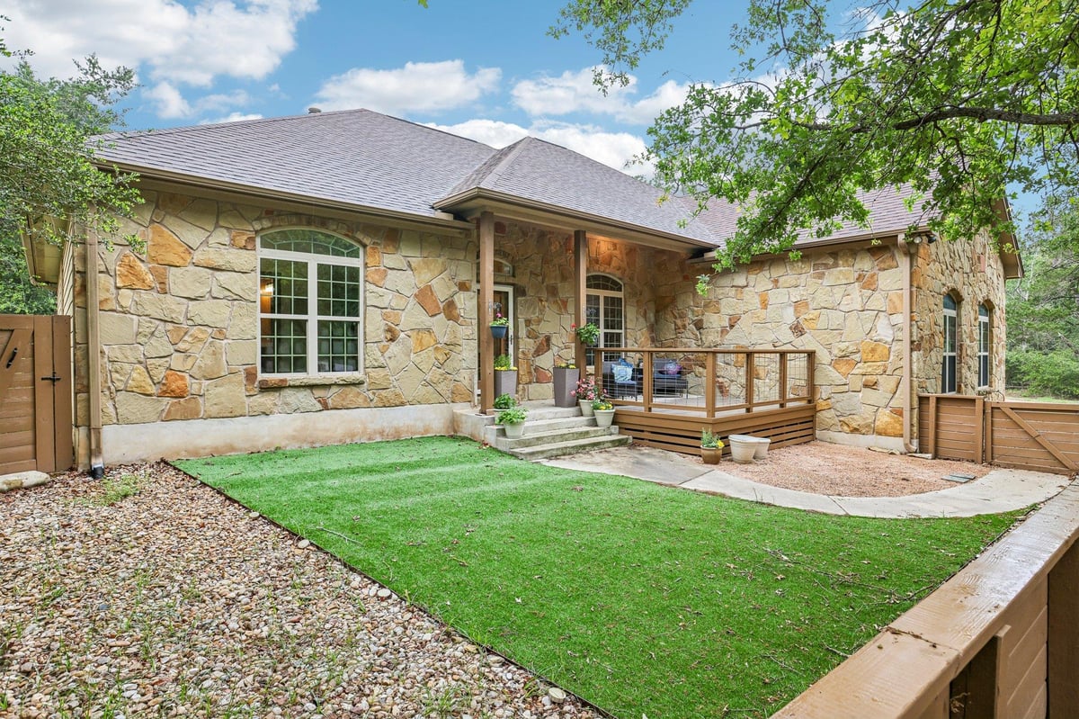 View 267 Corral Rd in La Reata Ranch 267 Corral Rd - front exterior - Luxury home in La Reata Ranch, Smithville, TX