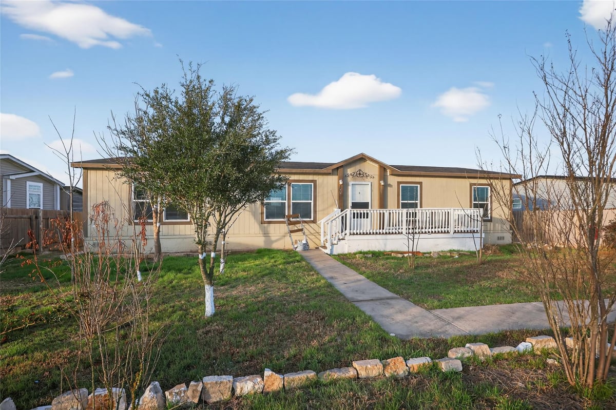 View 2674 Cotton Gin Rd in Cotton Gin Estates Ph 1A 2674 Cotton Gin Rd - front exterior - Luxury home in Cotton Gin Estates Ph 1A, Kyle, TX