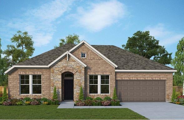 View 268 Flowering Senna Dr in Sunfield 268 Flowering Senna Dr - front exterior - Luxury home in Sunfield, Buda, TX
