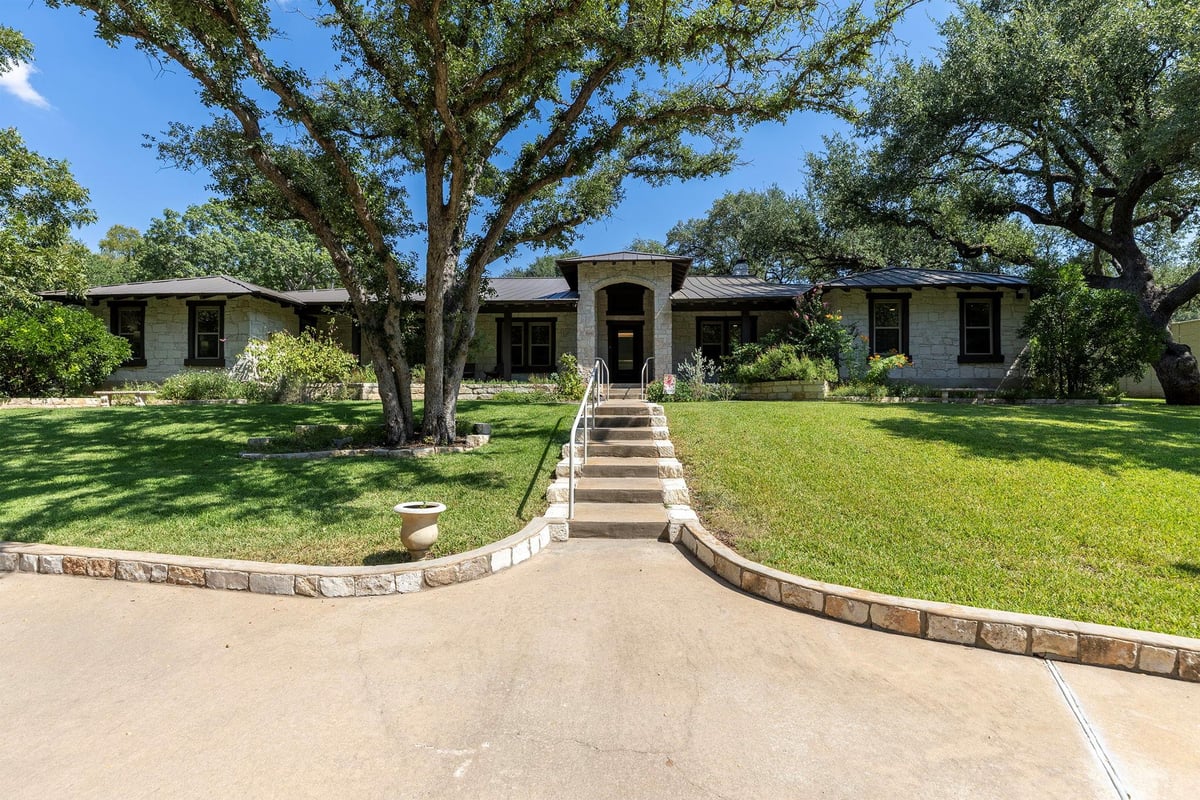 View 2681 Sam Bass Rd in None 2681 Sam Bass Rd - front exterior - Luxury home in None, Round Rock, TX