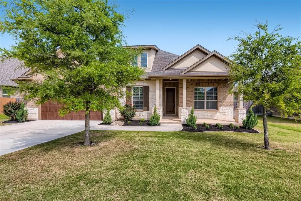 View 269 Pink Granite BLVD in Arrowhead Ranch Ph 1 269 Pink Granite BLVD - front exterior - Luxury home in Arrowhead Ranch Ph 1, Dripping Springs, TX