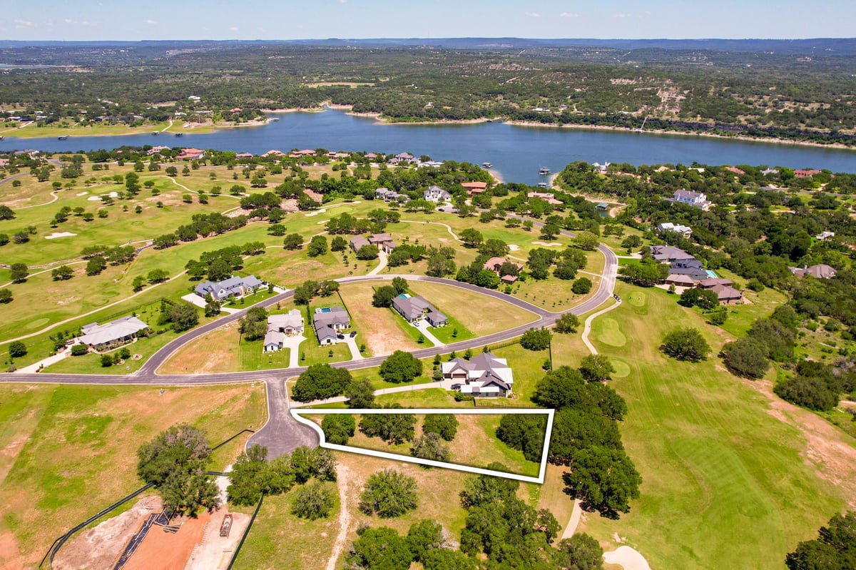 View 2703 Stableford Ct in Lakecliff On Lake Travis Sec 9 2703 Stableford Ct - front exterior - Luxury lot in Lakecliff On Lake Travis Sec 9, Spicewood, TX