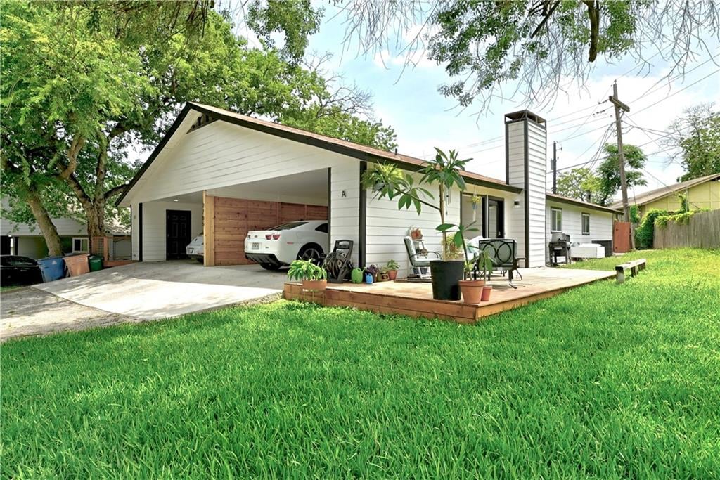 View 2705 Mulford Cv Unit #B in Greenbriar Sec 04 2705 Mulford Cv Unit #B - front exterior - Luxury home in Greenbriar Sec 04, Austin, TX