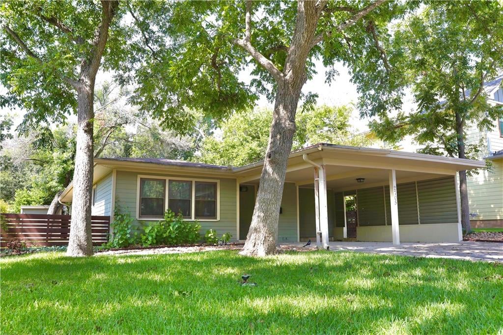 View 2705 W 49 1/2 St in Fiset Place 2705 W 49 1/2 St - front exterior - Luxury home in Fiset Place, Austin, TX