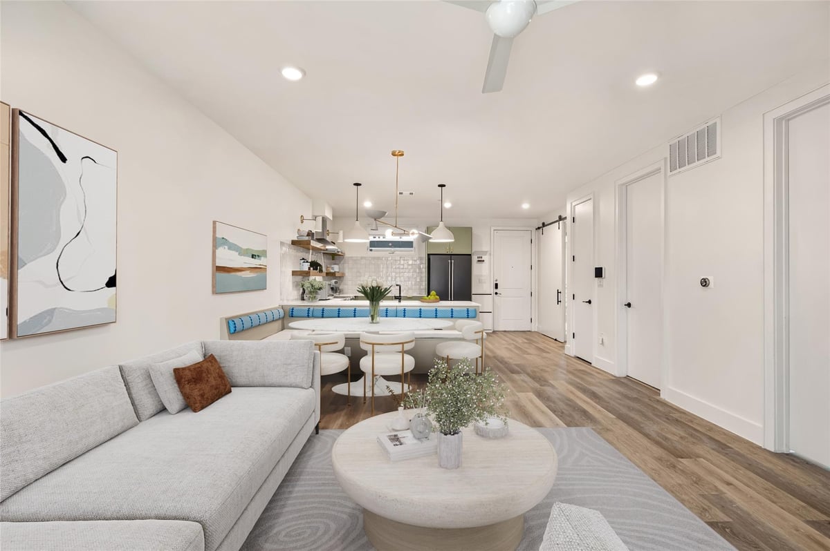 Kitchen at 2709 E 5th St Unit #2203 - 1 bed 1 bath home