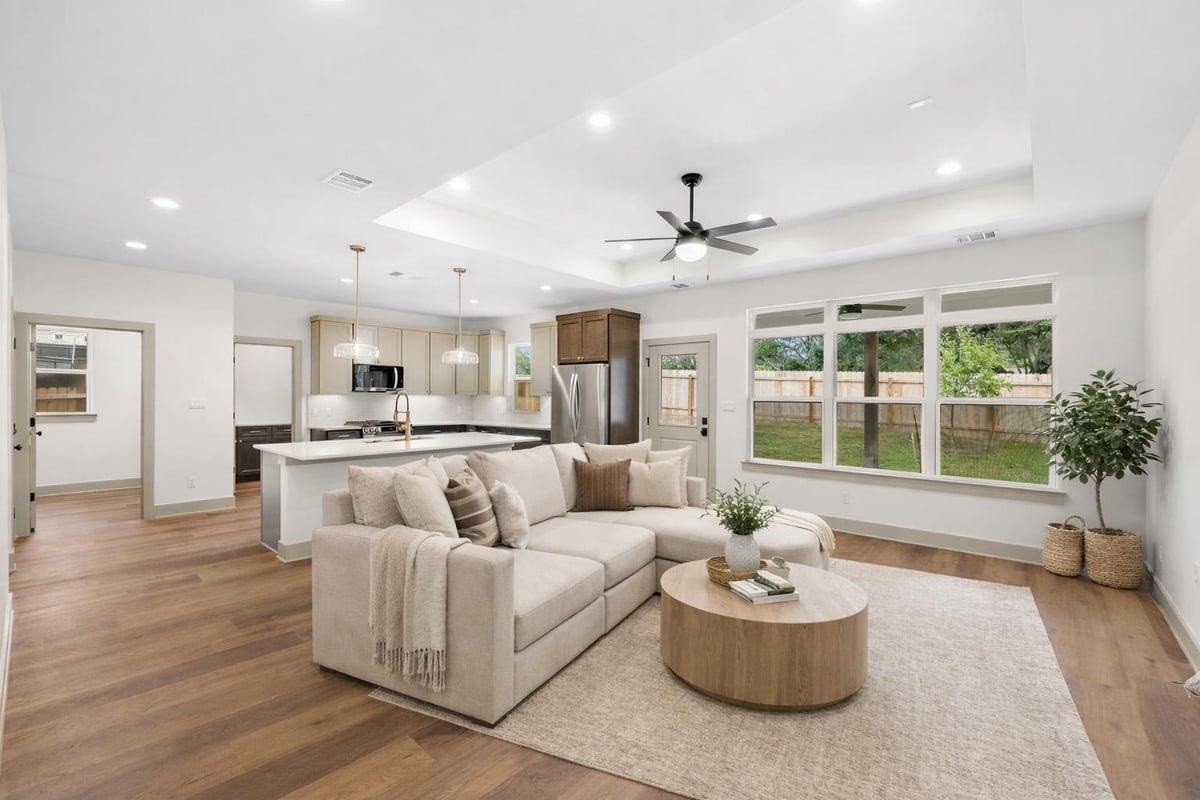 Living area at 271 College - 3 bed 2 bath home
