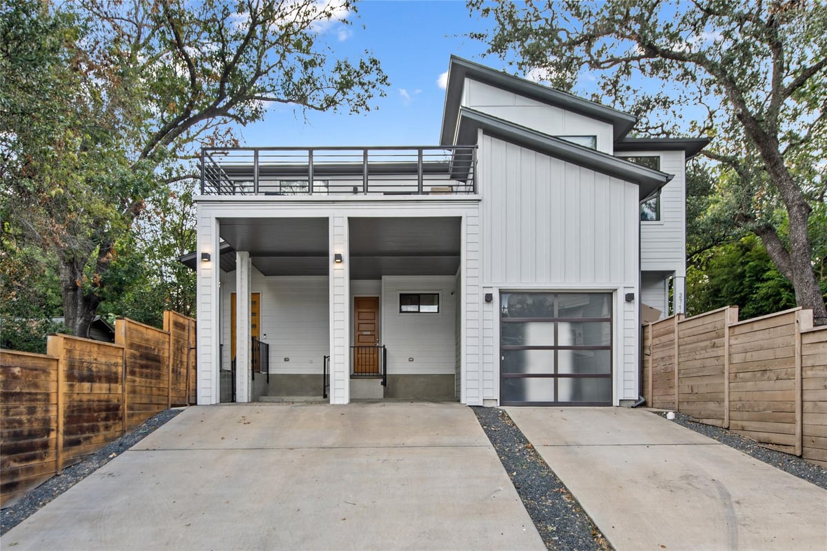View 2711 S 5th ST Unit #A in South Fifth Condo 2711 S 5th ST Unit #A - front exterior - Luxury home in South Fifth Condo, Austin, TX