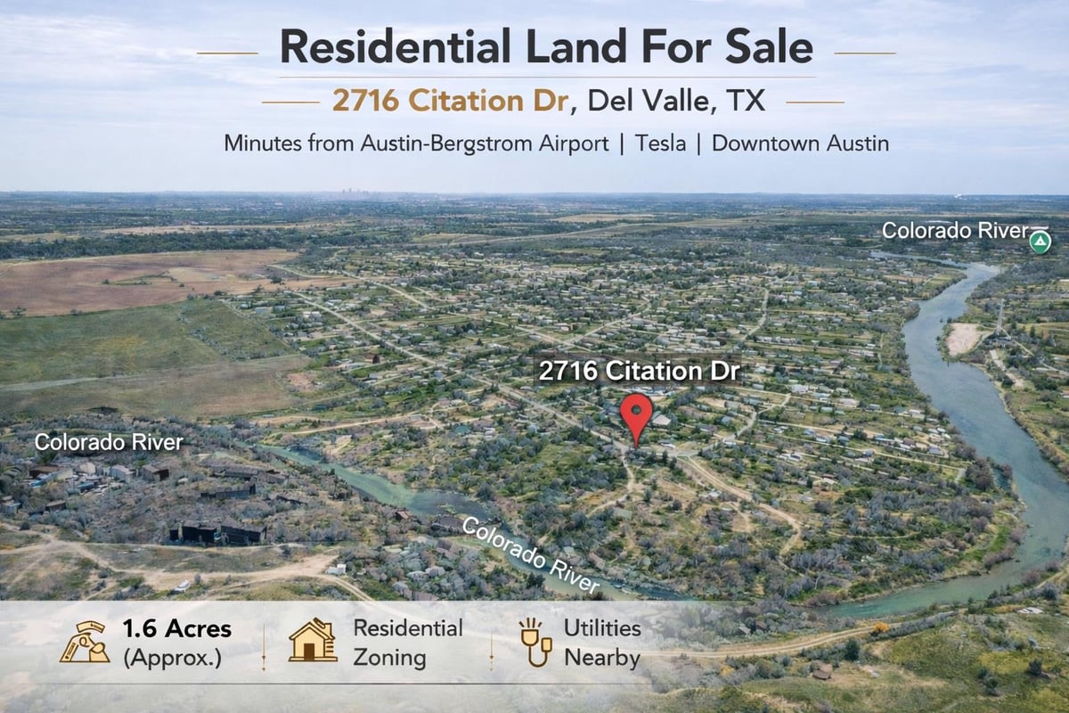 View 2716 Citation Dr in River Timber 2716 Citation Dr - front exterior - Luxury lot in River Timber, Del Valle, TX