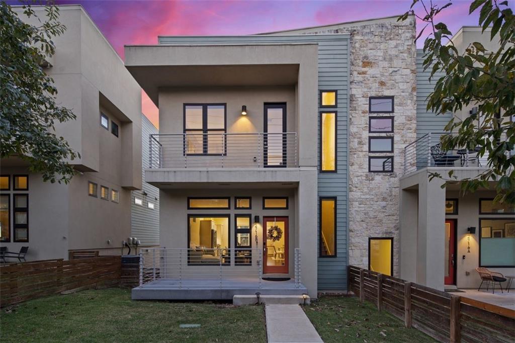 View 2716 S 5th ST Unit #B in Denizen Condo Amd 2716 S 5th ST Unit #B - front exterior - Luxury home in Denizen Condo Amd, Austin, TX