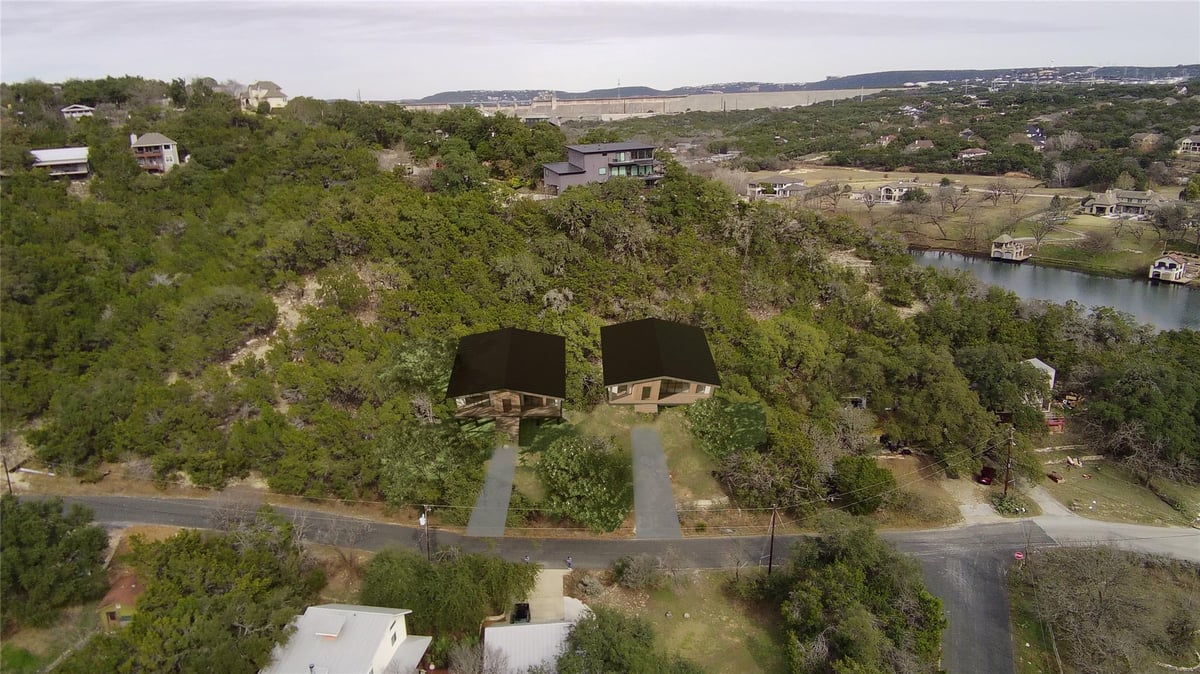 View 2717 Long Bow Trl in Apache Shores 2717 Long Bow Trl - front exterior - Luxury lot in Apache Shores, Austin, TX