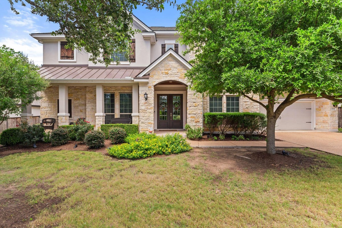 View 2720 Rain Song DR in Crystal Falls Bluffs Sec 3 2720 Rain Song DR - front exterior - Luxury home in Crystal Falls Bluffs Sec 3, Leander, TX