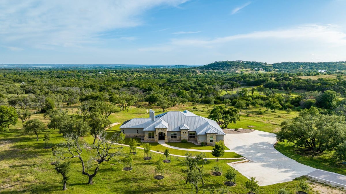 View 273 Admiral Heights Blvd in Admiral Heights 273 Admiral Heights Blvd - front exterior - Luxury home in Admiral Heights, Fredericksburg, TX