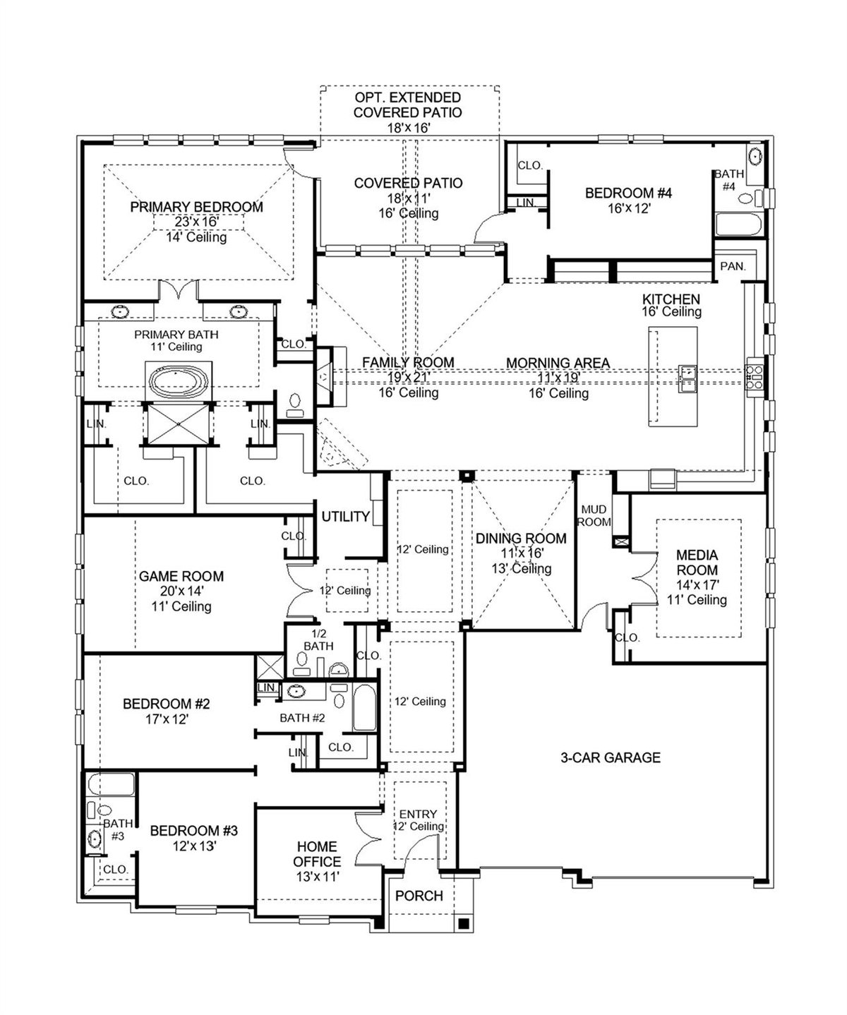 Living area at 273  Jates Field Bnd - 4 bed 4 bath home