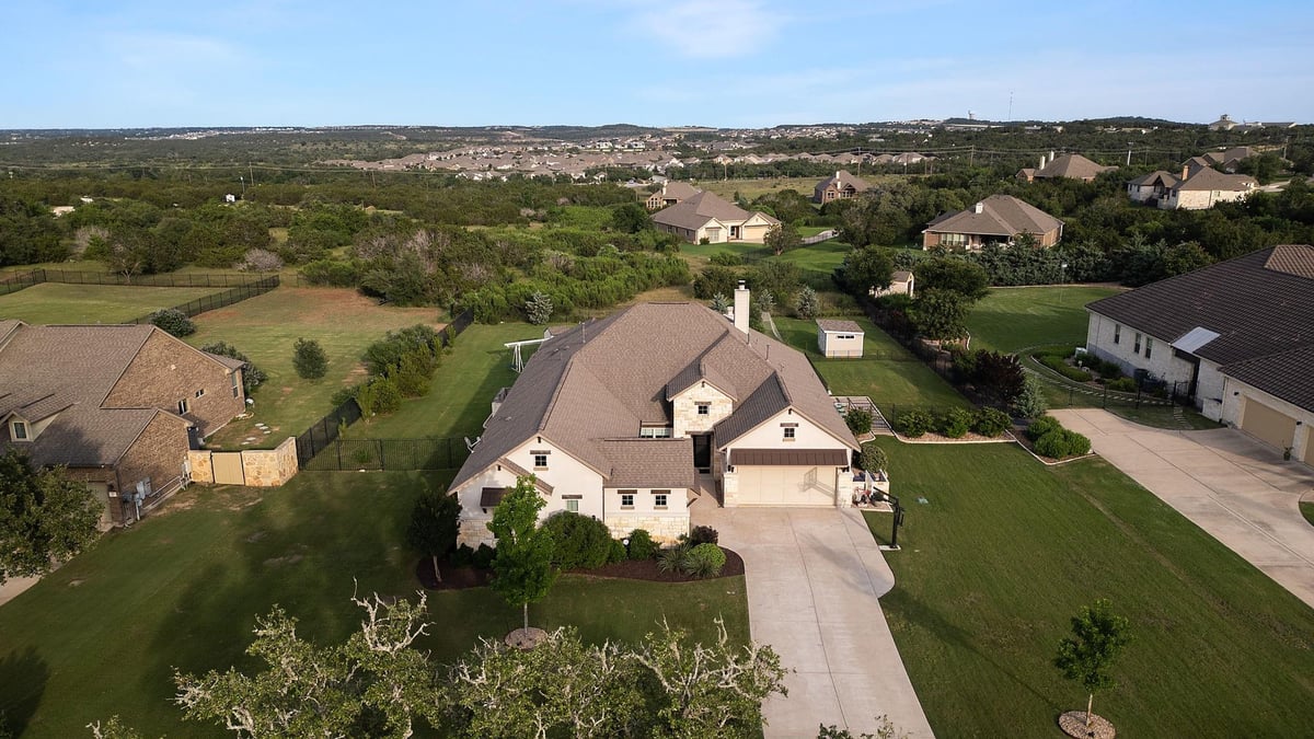 273 Ranch Ridge DR - front exterior - Luxury home in Harrison Hills Ph One, Dripping Springs, TX