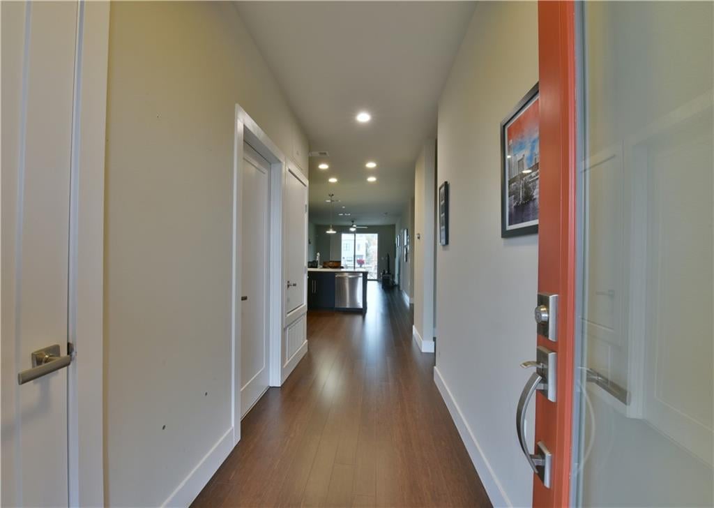 View 2733 Dulce LN Unit #632 in Denizen Condo Amd 2733 Dulce LN Unit #632 - front exterior - Luxury home in Denizen Condo Amd, Austin, TX