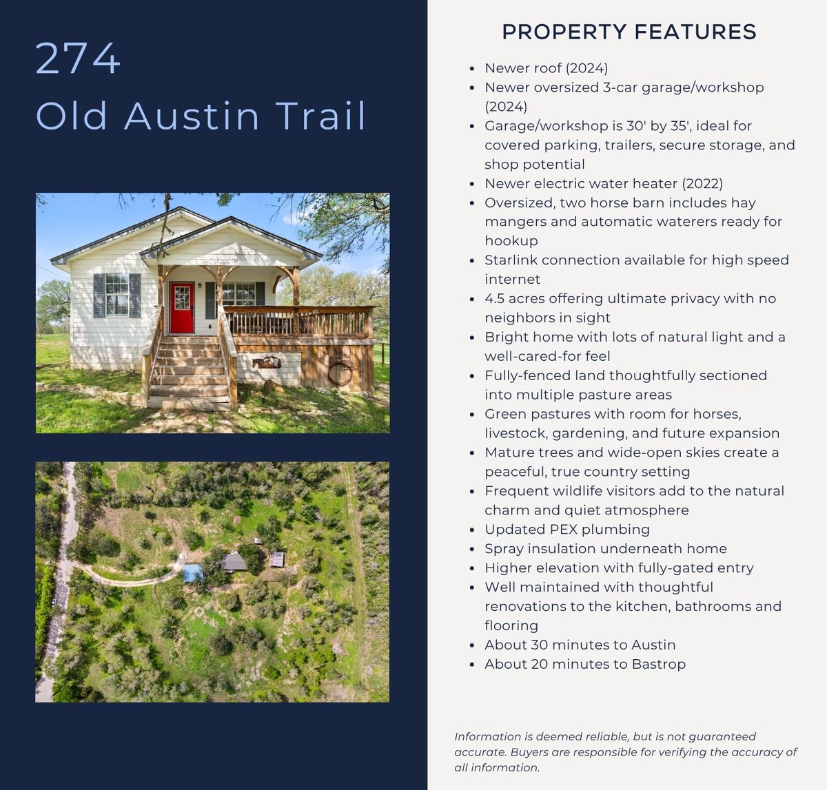 Living area at 274 Old Austin Trl - 3 bed 2 bath home
