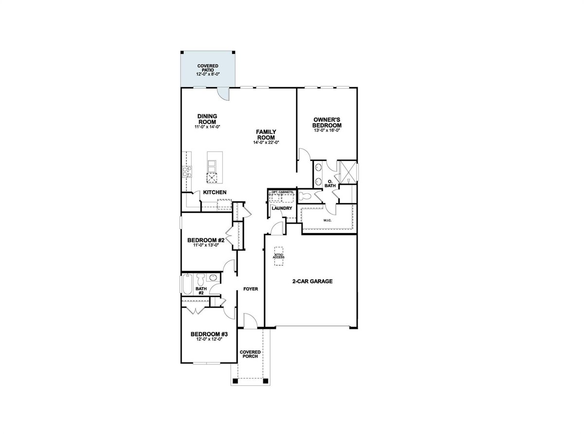 Living area at 275 Callahan Loop - 3 bed 2 bath home