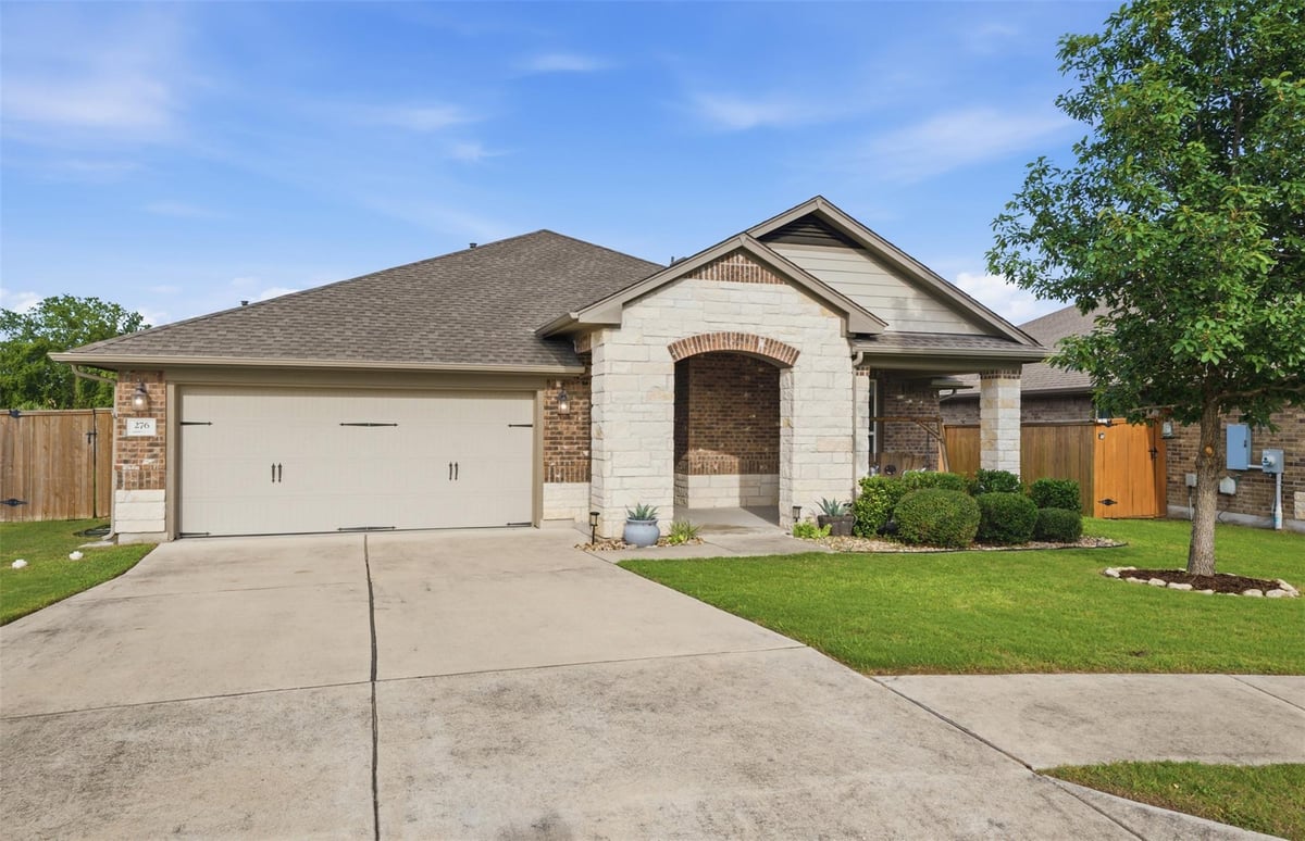 View 276 Gunnison WAY in Cypress Forest 276 Gunnison WAY - front exterior - Luxury home in Cypress Forest, Kyle, TX