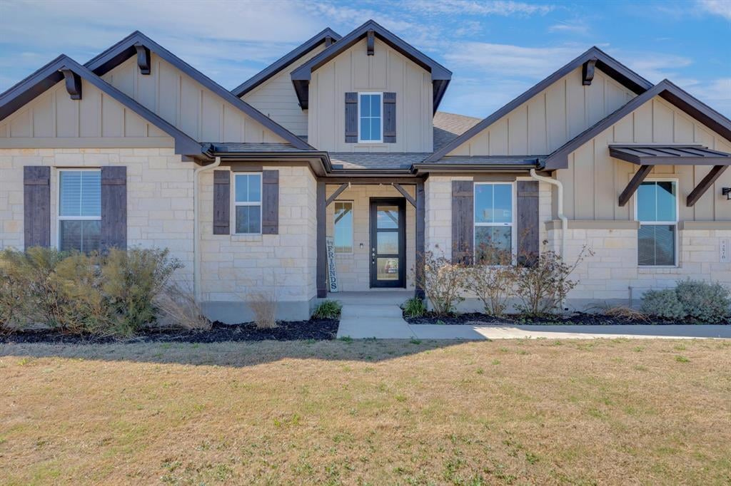 View 276 Raptor Beak Way in Double Eagle Ranch Sec 3 Ph B 276 Raptor Beak Way - front exterior - Luxury home in Double Eagle Ranch Sec 3 Ph B, Cedar Creek, TX