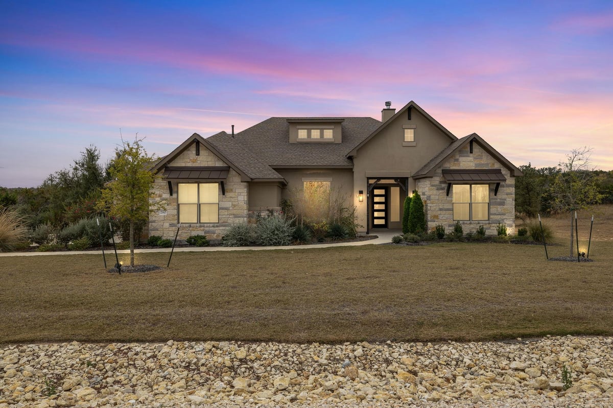 280 Wellborn Rd - front exterior - Luxury home in Estates at Northgate, Liberty Hill, TX
