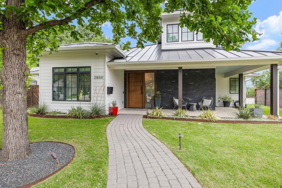 View 2800 W Fresco DR in Highland village 2800 W Fresco DR - front exterior - Luxury home in Highland village, Austin, TX