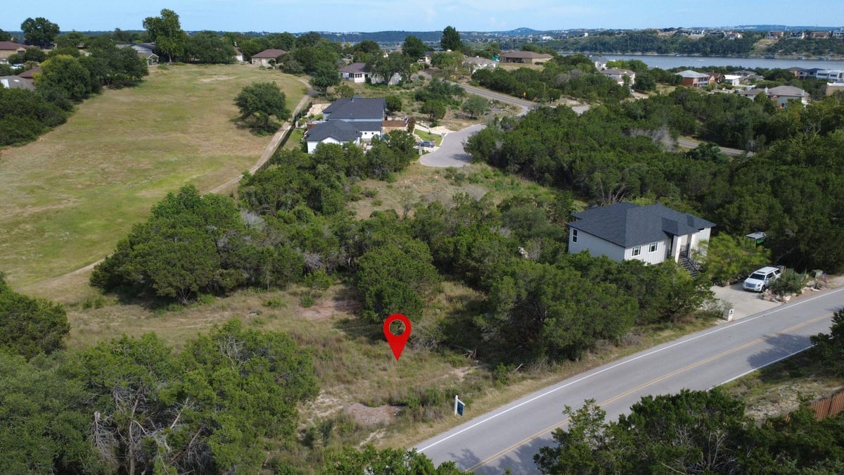 View 2805 Hancock Ave in Highland Lake Estates Sec 12 A 2805 Hancock Ave - front exterior - Luxury lot in Highland Lake Estates Sec 12 A, Lago Vista, TX