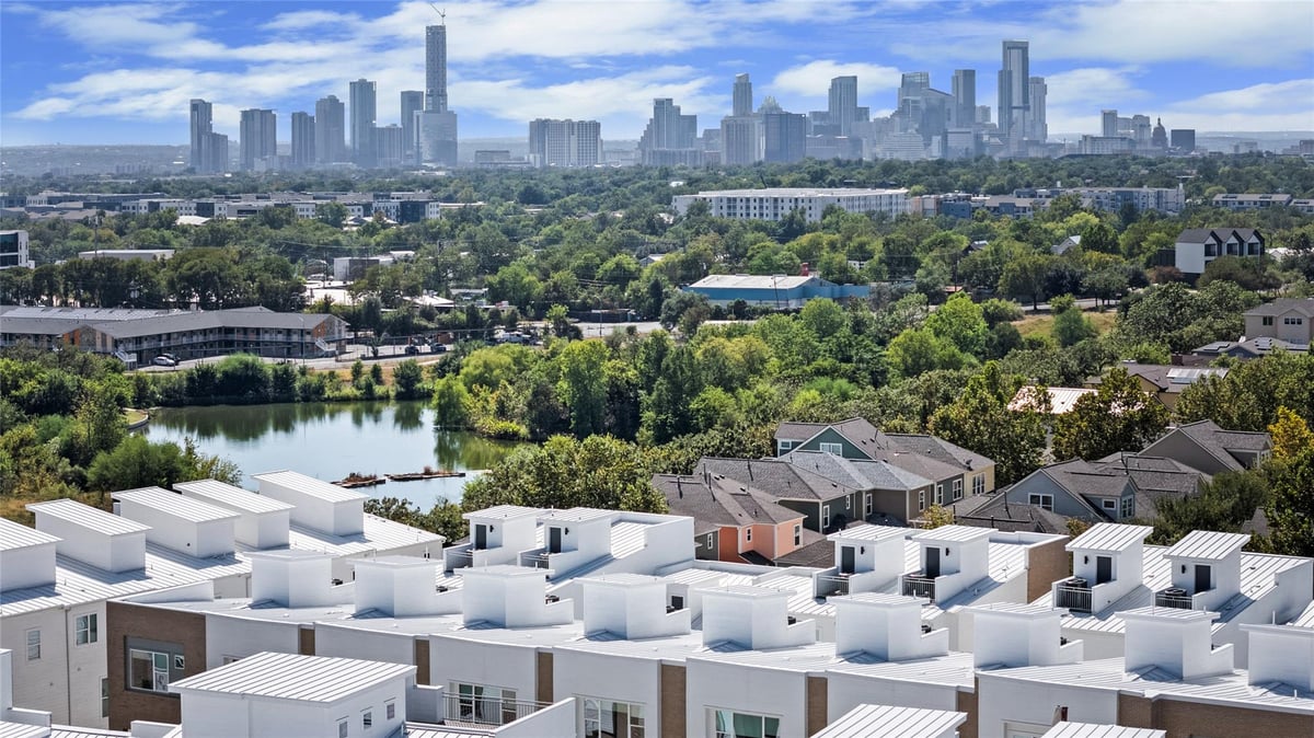 View 2805 McCurdy ST Unit #6 in Mueller 2805 McCurdy ST Unit #6 - front exterior - Luxury home in Mueller, Austin, TX
