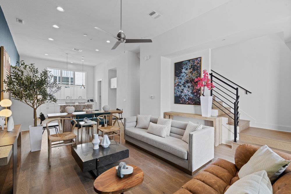 Living area at 2805 McCurdy St Unit #7 - 3 bed 3 bath home
