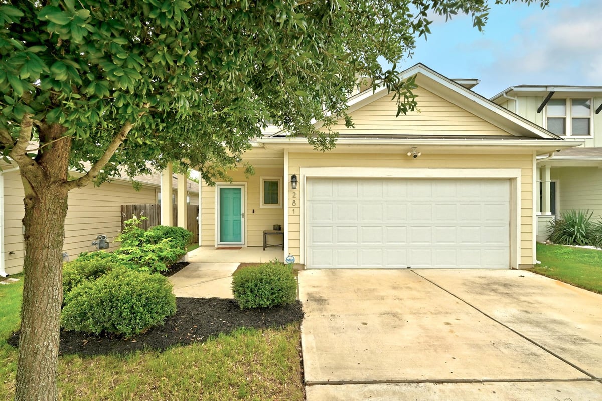 View 281 Guemal RD in Shadow Creek Ph Nine Sec Two 281 Guemal RD - front exterior - Luxury home in Shadow Creek Ph Nine Sec Two, Buda, TX