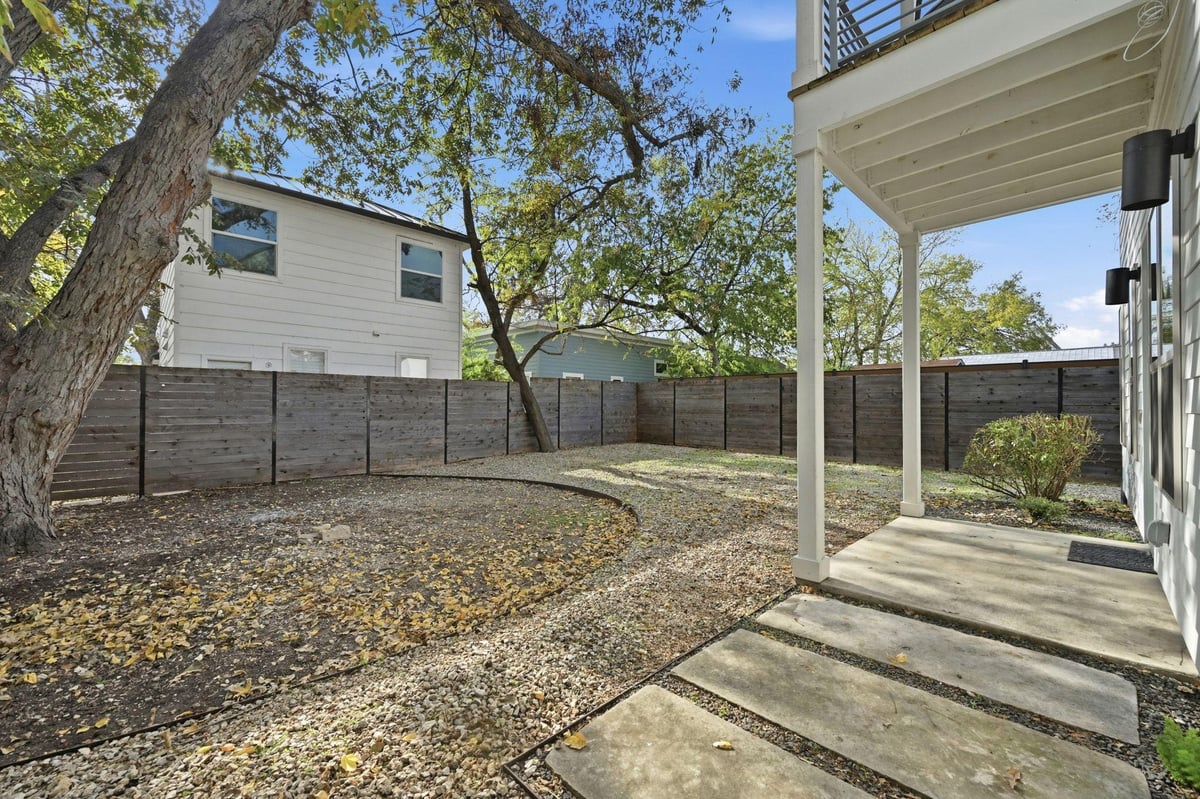 Primary bedroom at 2811 Garwood Unit #B - 3 bed 3 bath home