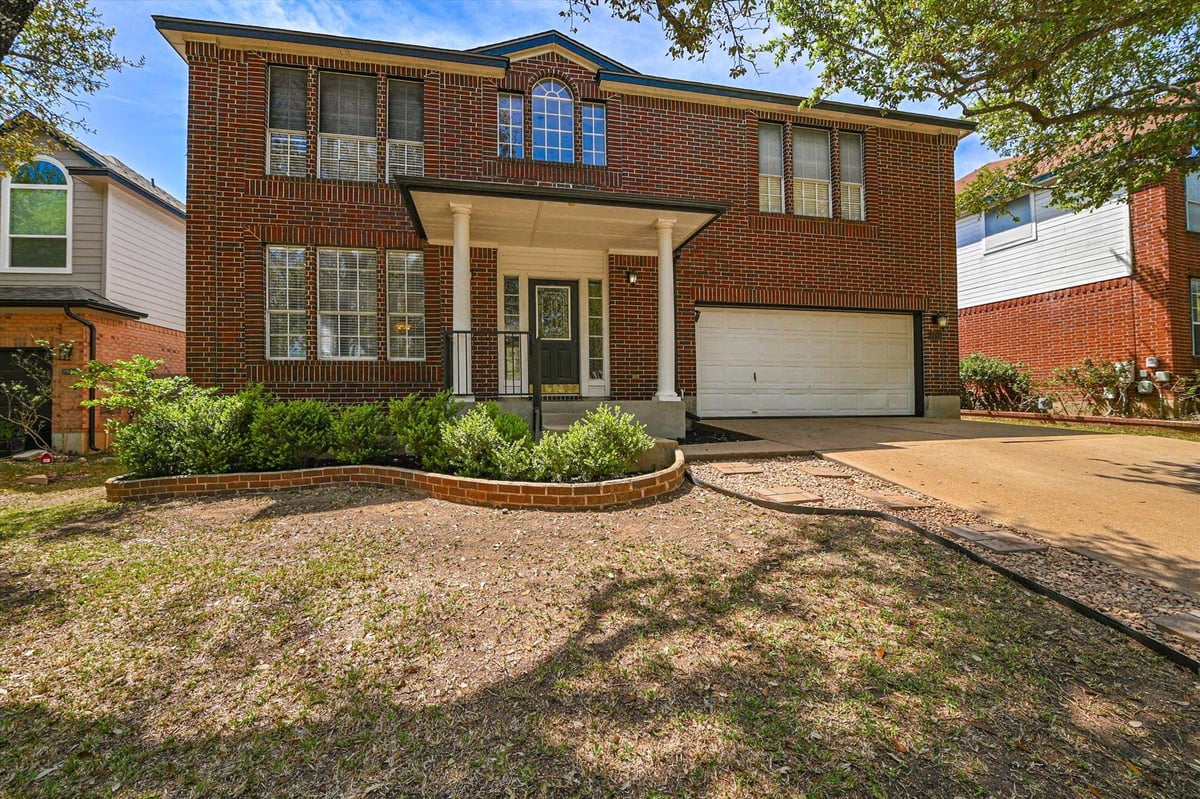View 2813 Cortez Dr in Anderson Mill West Sec 17 2813 Cortez Dr - front exterior - Luxury home in Anderson Mill West Sec 17, Cedar Park, TX