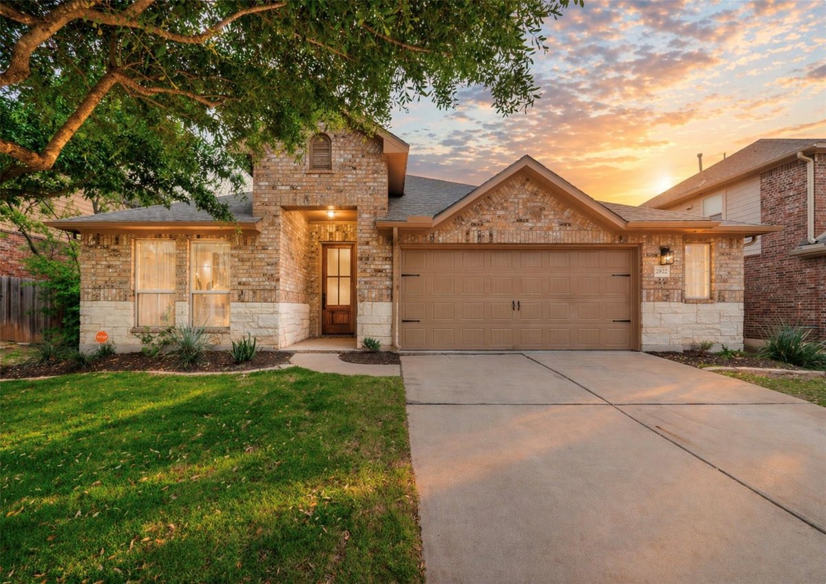 View 2822 Garlic Creek Dr in Garlic Creek West 2822 Garlic Creek Dr - front exterior - Luxury home in Garlic Creek West, Buda, TX