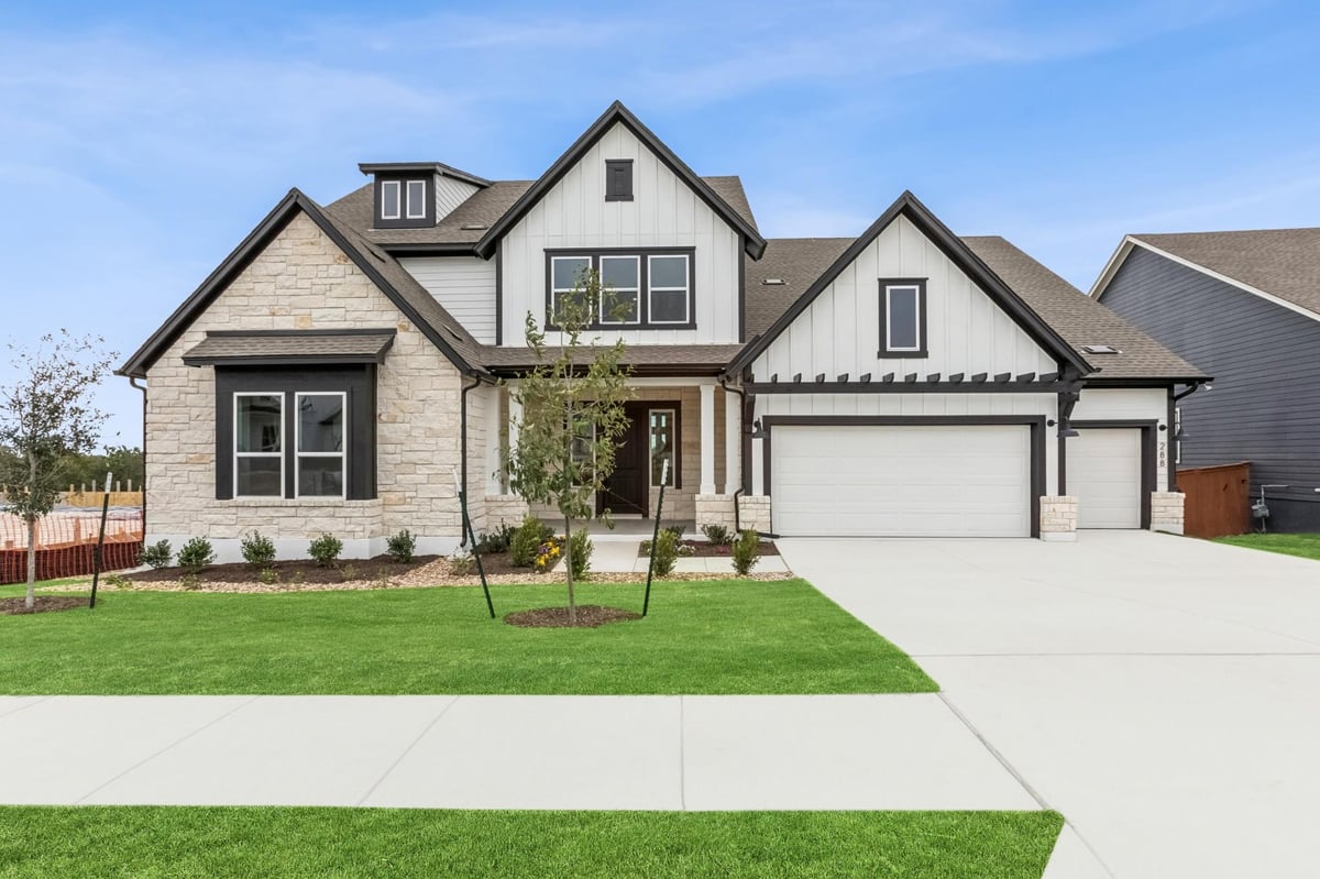 288 Silver Sage Ct - front exterior - Luxury home in Headwaters at Barton Creek, Dripping Springs, TX