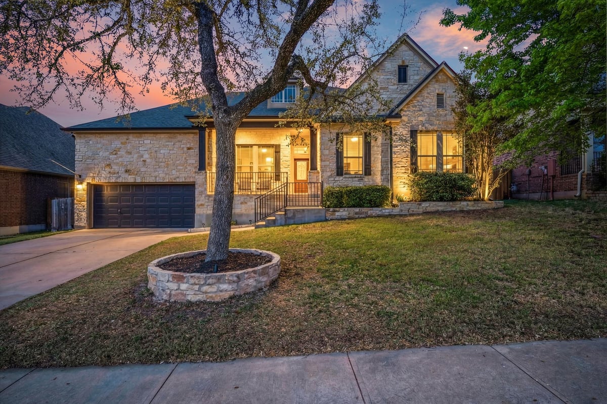 View 290 Grafton LN in Belterra Ph II Sec 9b 290 Grafton LN - front exterior - Luxury home in Belterra Ph II Sec 9b, Austin, TX