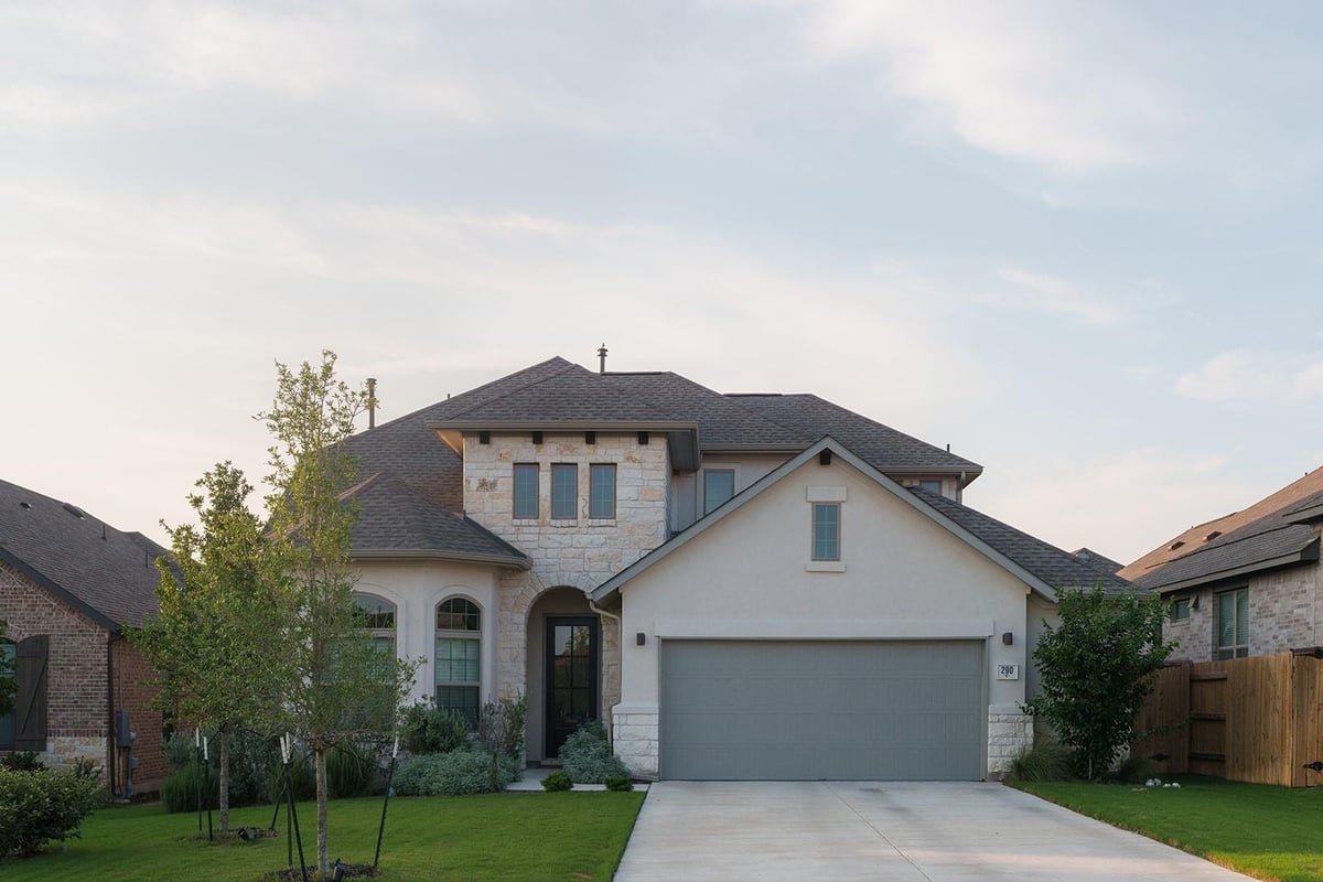 290 Left Fork DR - front exterior - Luxury home in 6 Creeks Ph 1 Sec 5A, Kyle, TX