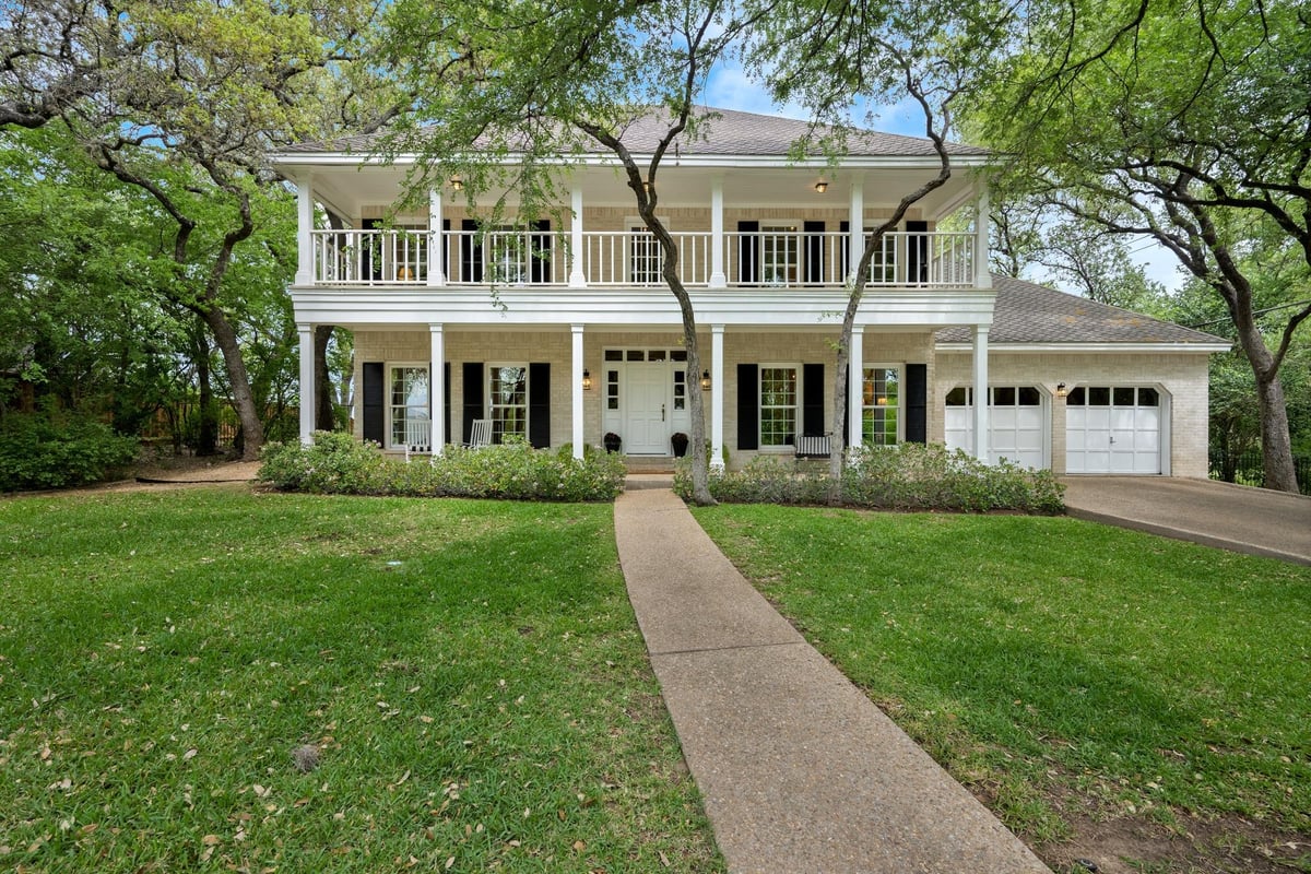 View 2900 Angelfire LN in Beecave Woods Sec 04 2900 Angelfire LN - front exterior - Luxury home in Beecave Woods Sec 04, Austin, TX