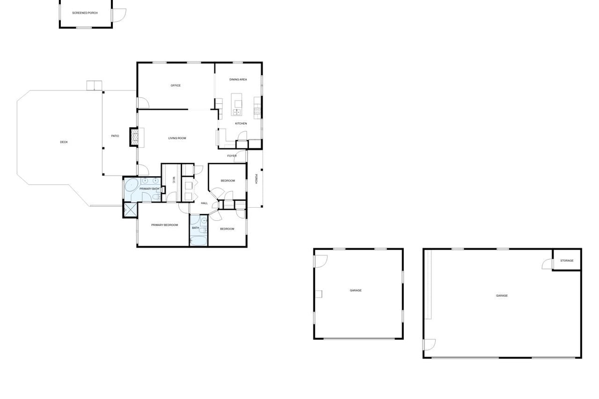Living area at 2901 Fm 1980 - 3 bed 2 bath home