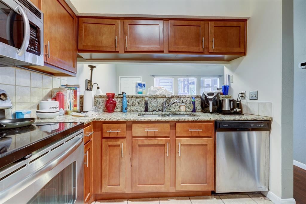 Kitchen at 2901 San Jacinto Blvd Unit #204 - 1 bed 1 bath home
