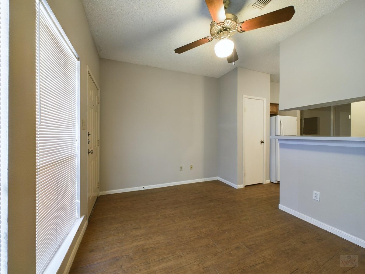 Living area at 2901  San Jacinto Boulevard #105 - 1 bed 1 bath home