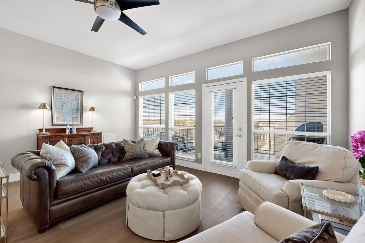 View 2918 Ranch Road 620 Unit #T250 in Villas On Travis Condo Amd 2918 Ranch Road 620 Unit #T250 - front exterior - Luxury home in Villas On Travis Condo Amd, Austin, TX