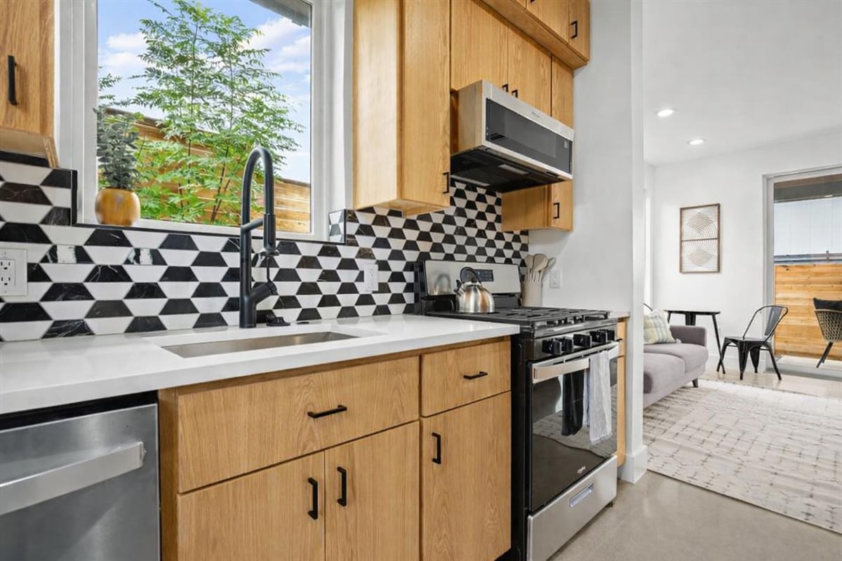 Primary bedroom at 2919 E 13th St Unit #2 - 2 bed 2 bath home