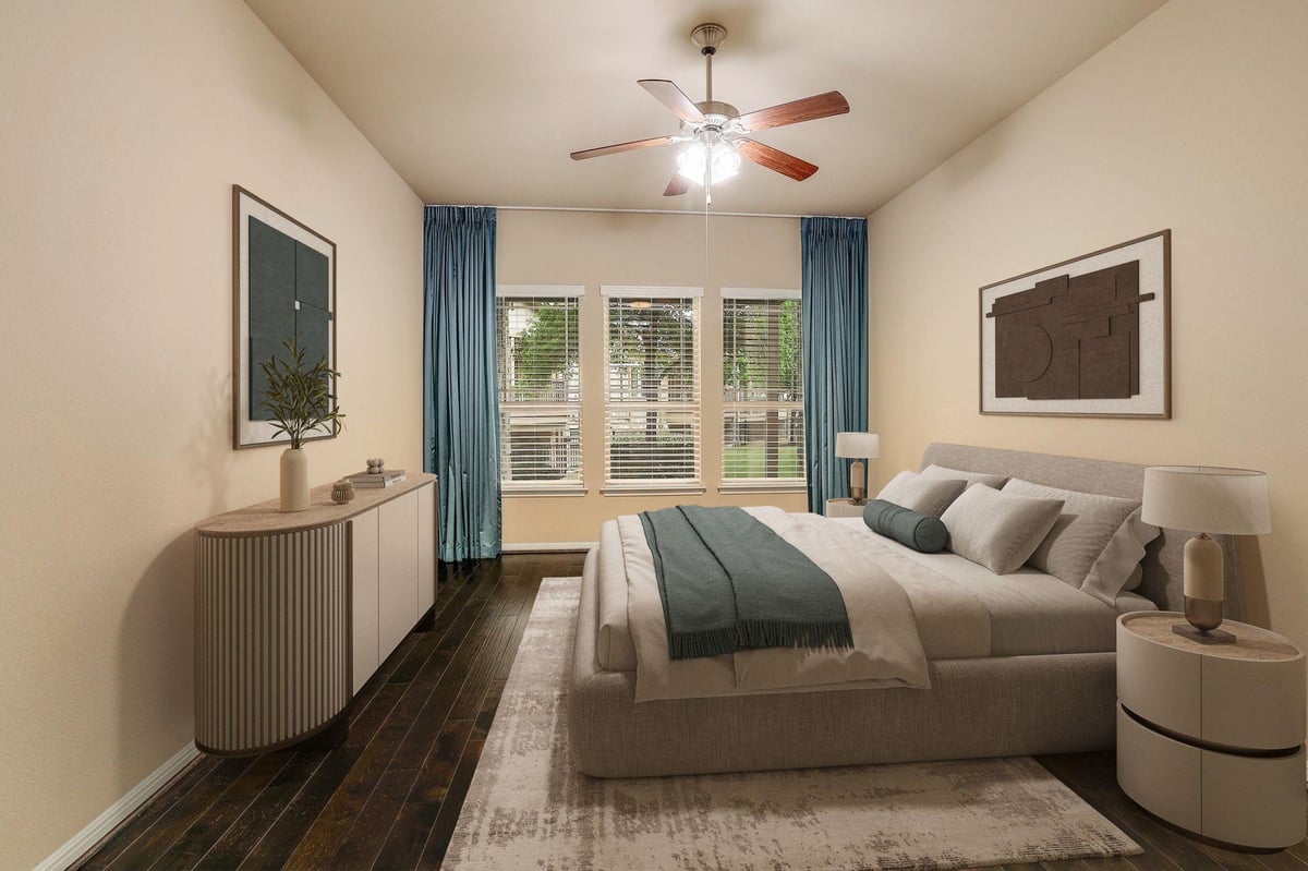 Primary bedroom at 2930 Grand Oaks Loop Unit #3102 - 3 bed 2 bath home